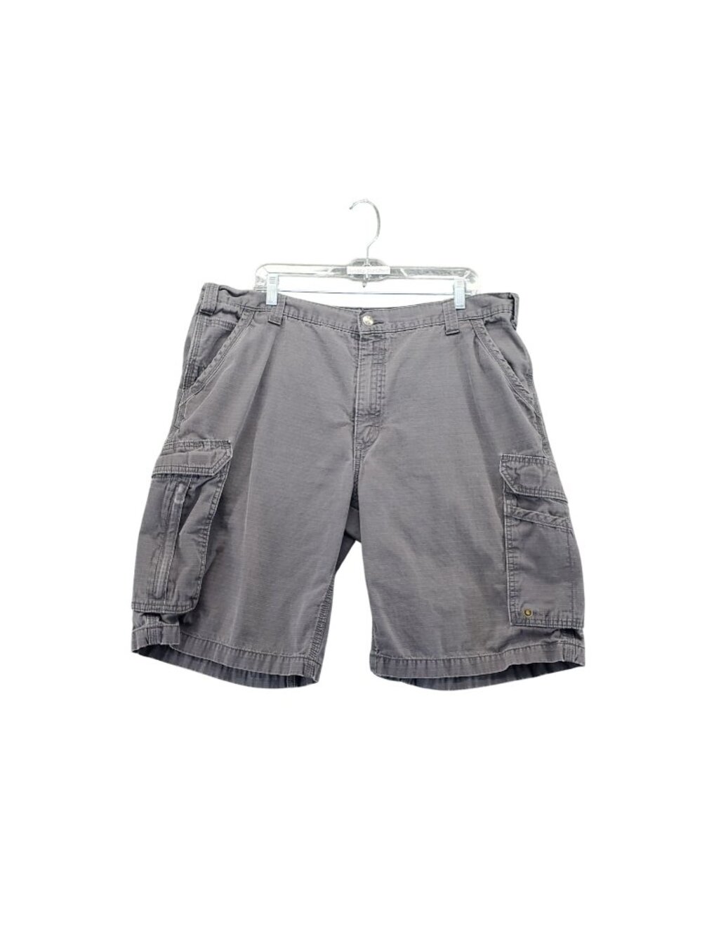 Carhartt Shorts Mens 40 Gray Relaxed Fit Cargo Cotton Blend Durable *Read*